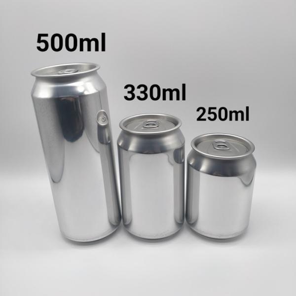 Stubby Coffee Tea Aluminum Coca Cola Cans 250 Ml With Easy Open End Lids