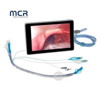 Vidéo-canal double tube endobronchial lumineux à pointe lisse