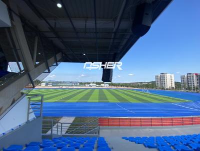 Oito e doze anos de vida útil pista de corrida da IAAF com drenagem e resistência UV