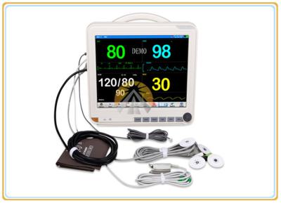 Multi Parameter Icu Monitoring Machines , Adult 15 Inch Hospital Heart Monitor Machine