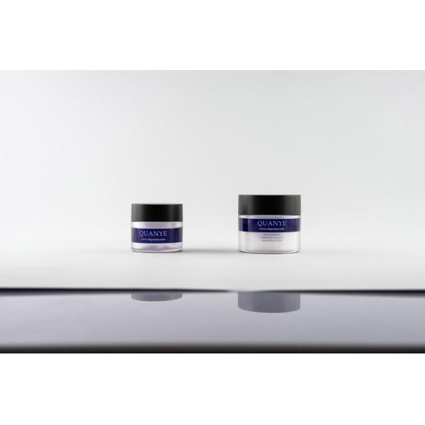 Painting Decoration Plastic Cosmetic Jars For Skincare / Make Up / Cream Gel