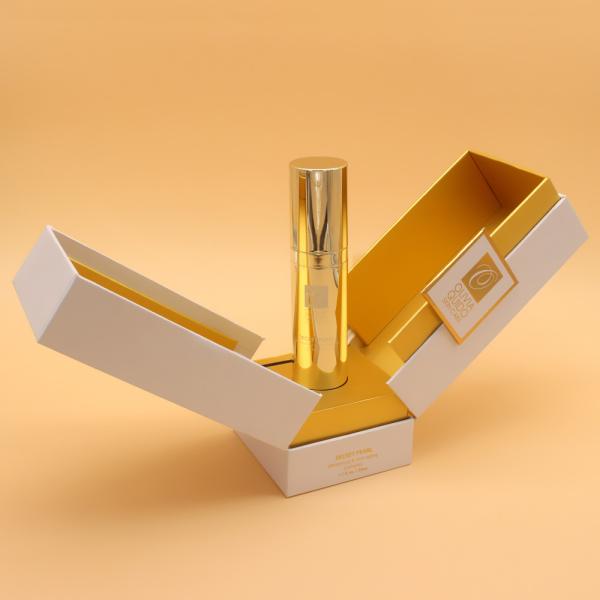 Black Empty Magnetic Eco Friendly Gift Box Packaging EVA For Perfume Bottle
