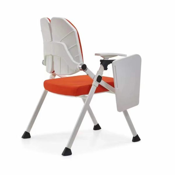 School Student Meeting Training Chair With Writing Table PP Armrest