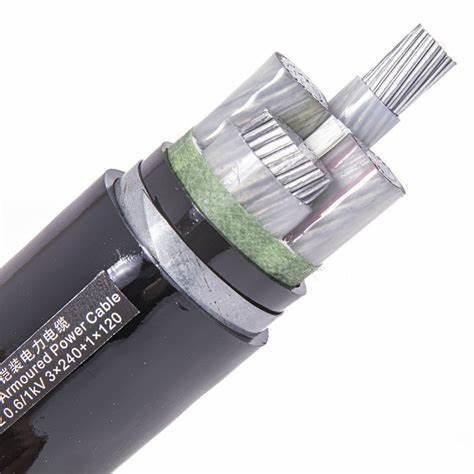 600mm2 NA2XY 1kv 4 Core XLPE Cable Aluminum Conductor XLPE Armored Cable