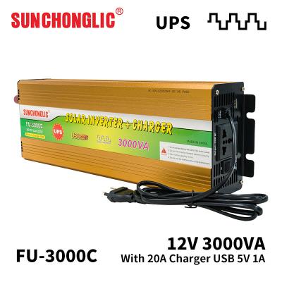 3000w 3000va Ups Inverter With Charger Modified Sine Wave 50Hz 12v 220v For Home Use