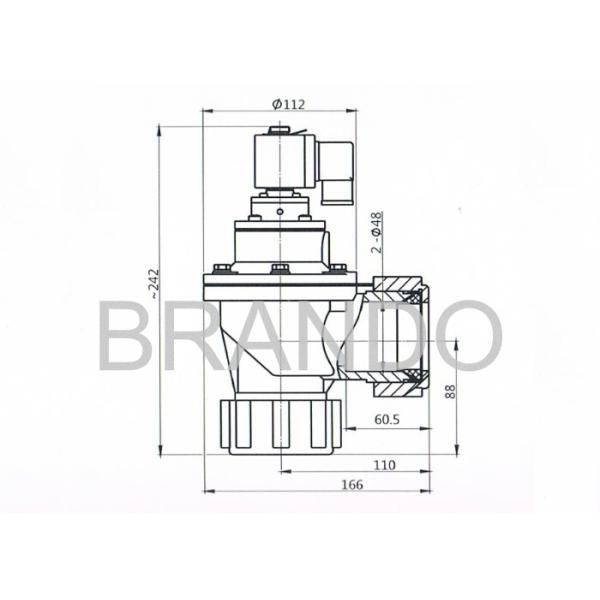 ДМФ - ЗМ напечатайте прямоугольный пневматический клапан ДМФ клапана ИМПа ульс - ЗМ -20 ДМФ - ЗМ -25 ДМФ - ЗМ -40С