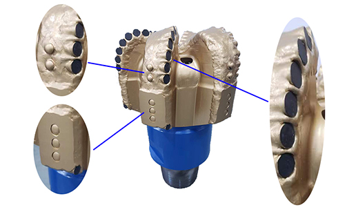 PDC Bit 12 Inch Diamond Fixed Cutter Drill Bit Of Oil Drilling Tool
