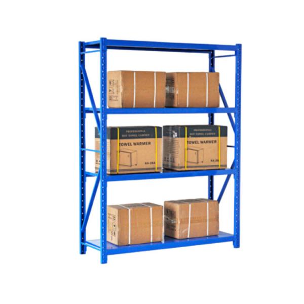 Heavy Duty 150KG 4 Tier Storage Rack Powder Coated Metal
