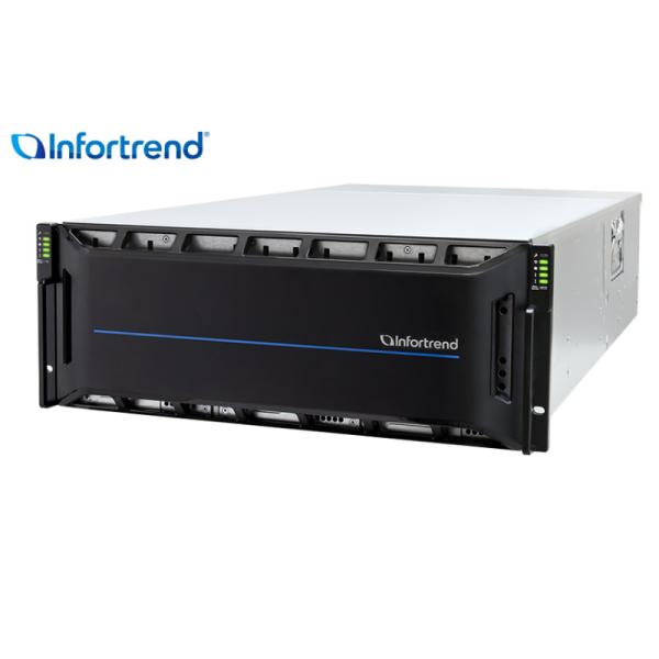 Default DDR4 64GB Up To 256GB Infortrend Storage CS 4000 CS 4060 4U 60bay