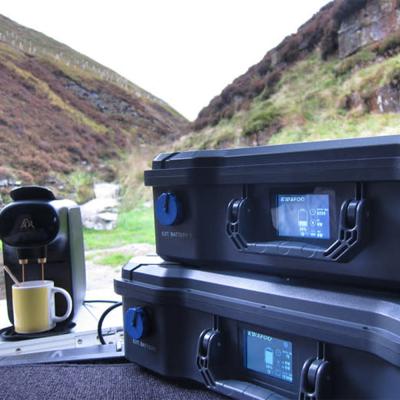 Une centrale électrique portable à ondes sinusoïdes pures de 2000 W avec une capacité de batterie de 2072 Wh