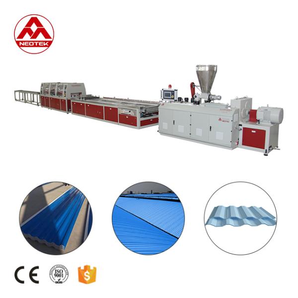 Advanced Double-Screw PVC Hollow Sheet Extrusion Line in 38CrMoALA Material