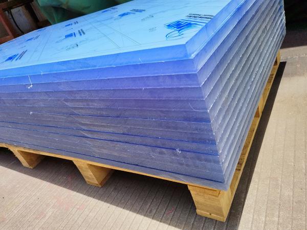 50mm 80mm 100mm 120mm Solid Polycarbonate Roofing Sheets Clear Black 4 Feet * 8 Feet