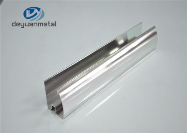 EN755-9 Bright Dip Surface Aluminium Shower Profiles For Bathroom 1.4mm Thickness