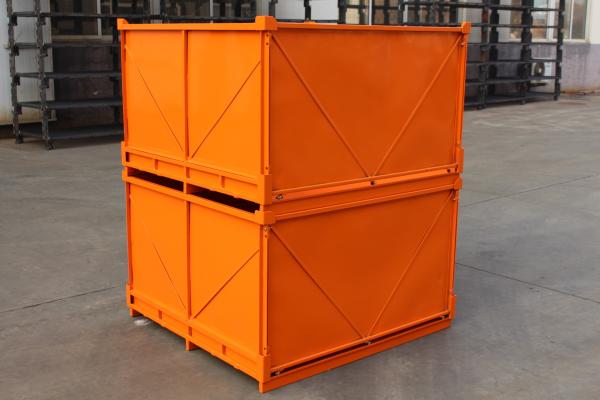 Zinc Plated Warehouse Storage Steel Q235 Metal Storage Cage