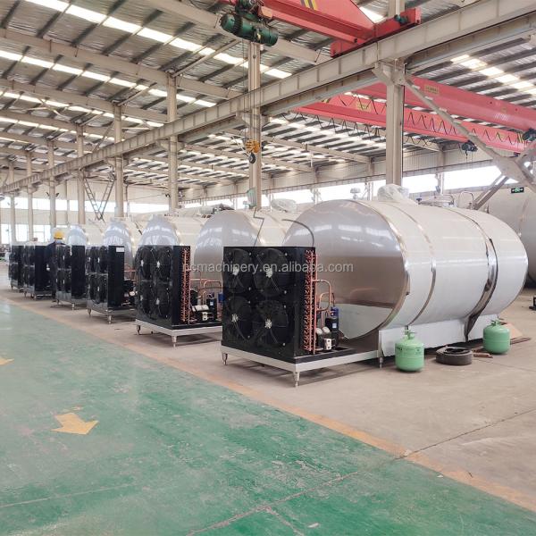 Advanced Milk Chiller Machine for Dairy Processing 500 KG Capacity Usage 2 Dairy