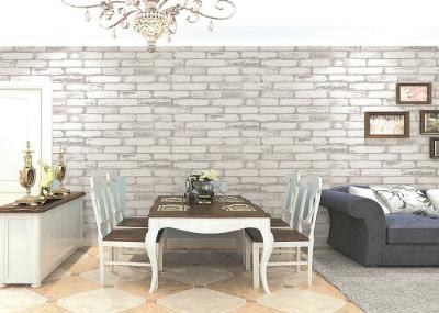 Natural Plant Fibers 3D Brick Wallpaper Old Industrial Fresco Living Room Bakery Hot Pot Shop Brick Wallpaper