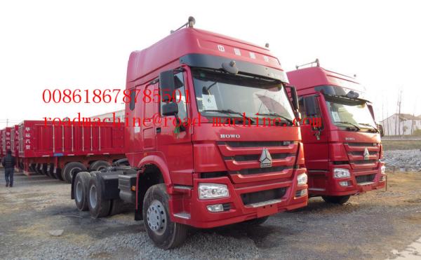 One Bed Safety Belt In Cabin Prime Mover Truck 4X2 290HP Tow 30T