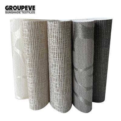Windows 100% Polyester Roman Blinds Fabric 100% Blackout