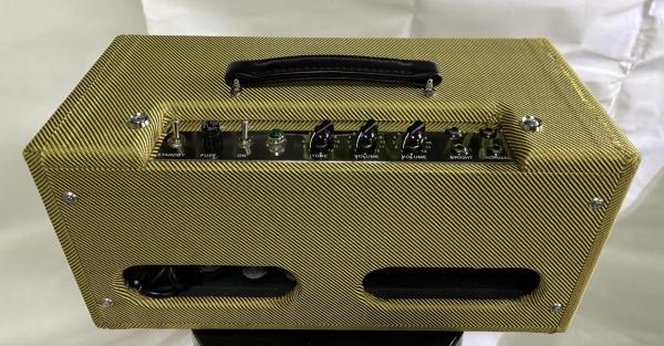 Tweedle Dee Tweedle Dee Deluxe (5E3 with Dumble Mods) Lacquered Tweed, Grand Amp Head, 5AR4*1, 6V6*2, ECC83*2 Tubes