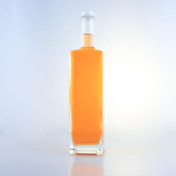 Стеклянная бутылка толстого дна 750 мл для алкогольных напитков, напитков, вин, виски, водки, джина