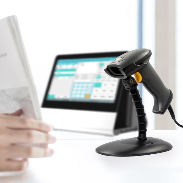 Hand Free Type SUNLUX Barcode Scanner With Stand Highly Integrated Design