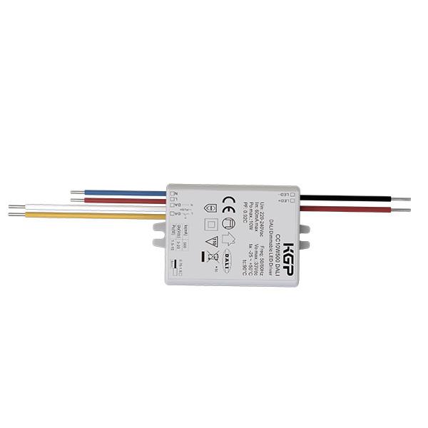 DALI2 conducteur LED KL10C-PDii avec conception sans scintillement primaire pour la lumière descendante et la lumière linéaire