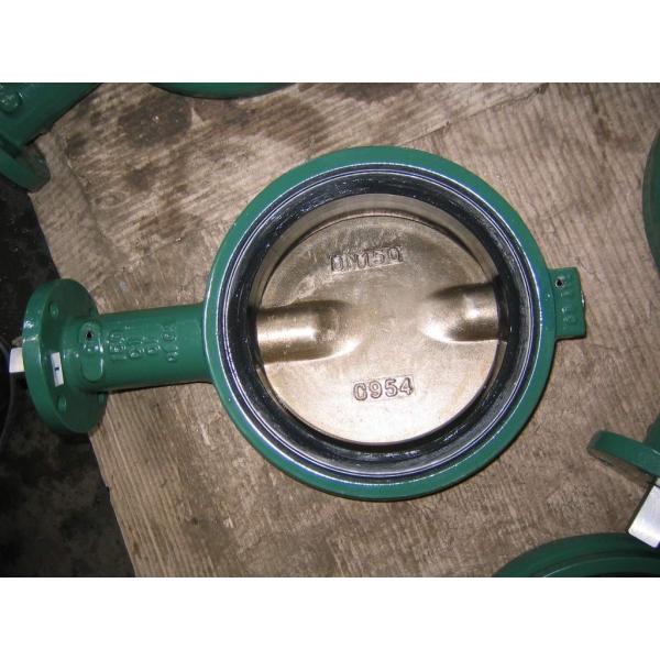 Simple and Compact Construction Two Shaft Wafer Butterfly Valve For Air, Steam, Water