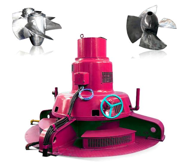 Stainless Steel Kaplan Hydro Turbine Generator 220-11000V Rated Voltage 100-1500r/min Speed
