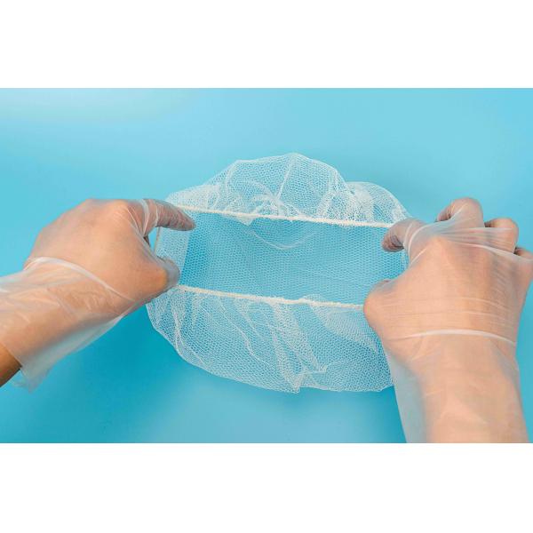 Противопылевая одноразовая нейлоновая сетка для волос из медоносной палочки с эластичной резиной без латекса