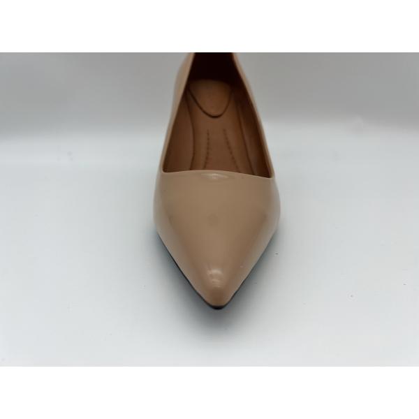 #6 - #11 Womens Leather Dress Shoes 2 Inch Stiletto Heels With Pointed Toe