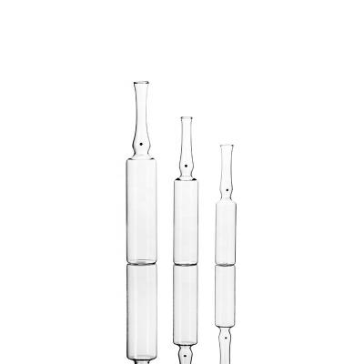 2ml ampola de vidro borosilicato transparente uso cosmético médico