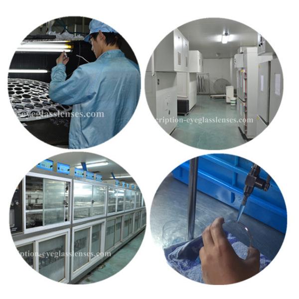 Semi Finished 1.56 Round Top Lens Blanks , Blocking Blue Light Eyeglass Lens Blanks