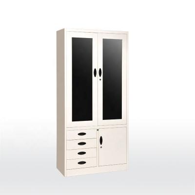 Glass Door 0.6mm 1850mm High Metal Filing Cupboard