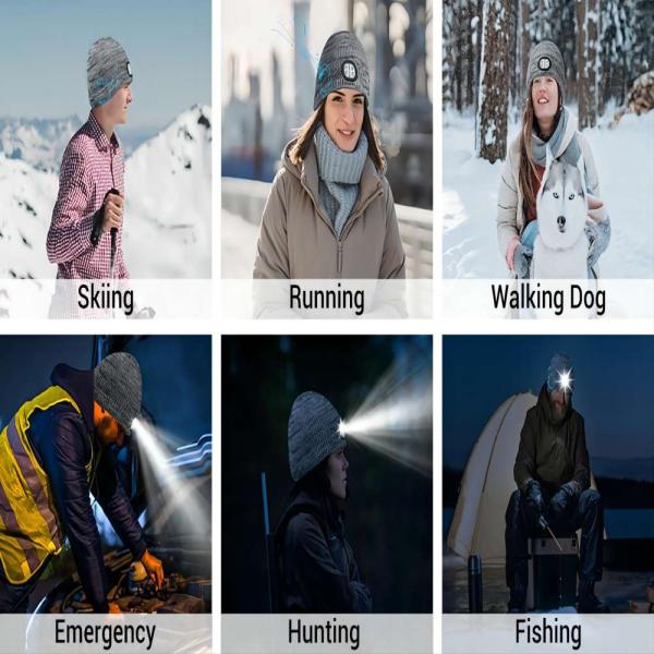 1080P Full HD Resolution Bluetooth Headphones Hat Take Photos Recording Video