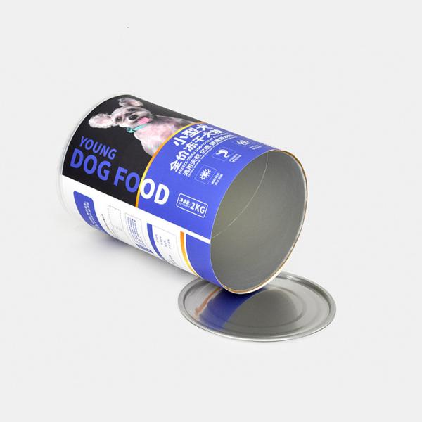 Dog Treats Navy Blue Aluminum Empty Canned Food Cans 190*99mm