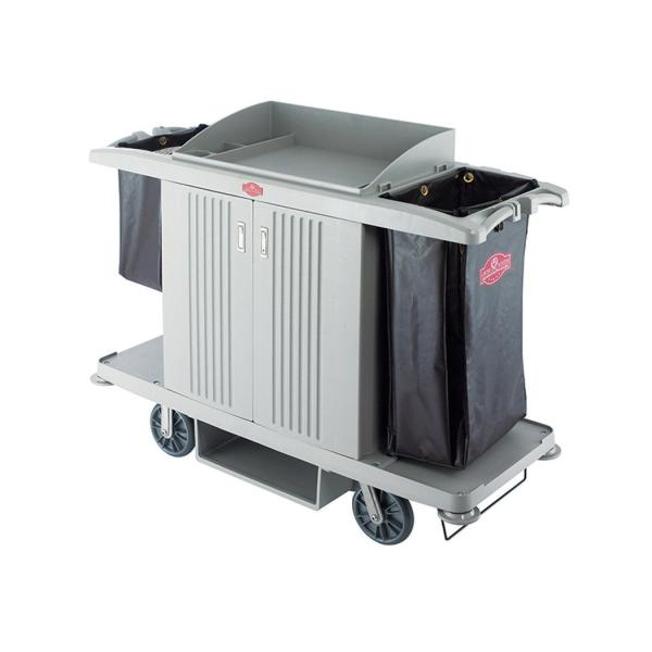 Черные/серые оборудования гостиничного сервиса/гостиничный номер поставляют тележку перехода 2 полок