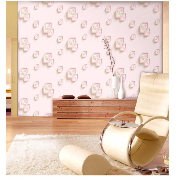 Дружественные к Эко низкие обои живущей комнаты воспламеняемости, внутренние украшая обои