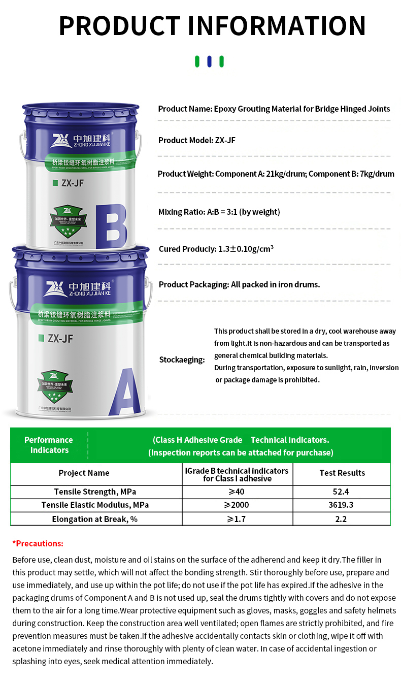 High Quality Highly Penetrating Epoxy Grout for Bridge Expansion Joints Floor Delamination Cracks and Wall Repairs