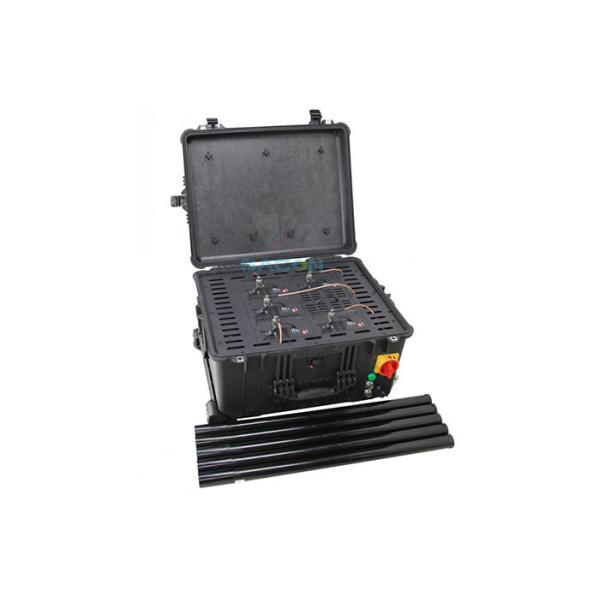150W Output Power Manpack Jammer with 20-200m Jamming Range and 5 Bands RF Blocker