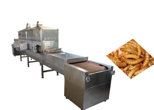 20 KW Top Selling Black Soldier Fly Stainless Steel Microwave Drying Sterilizing Machine