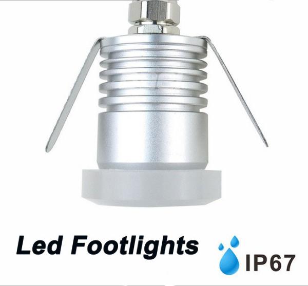 Mini Led Moonlight Footlights Dimmable IP67 12V 24V Wall Floor Deck Corner Light Recessed Spotlight for garden landsc