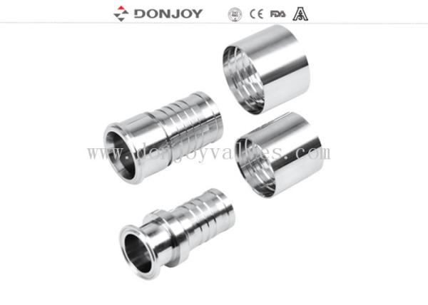 os encaixes sanitários de aço inoxidável do conector macho apertam o adaptador ou os conectores