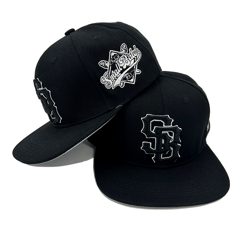 3D Embroidery Snapback Caps Structured
