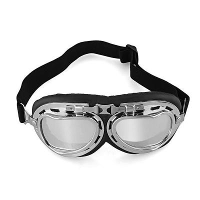 Óculos de proteção do motocross do vintage, óculos de proteção da bicicleta da motocicleta Windproof e Dustproof