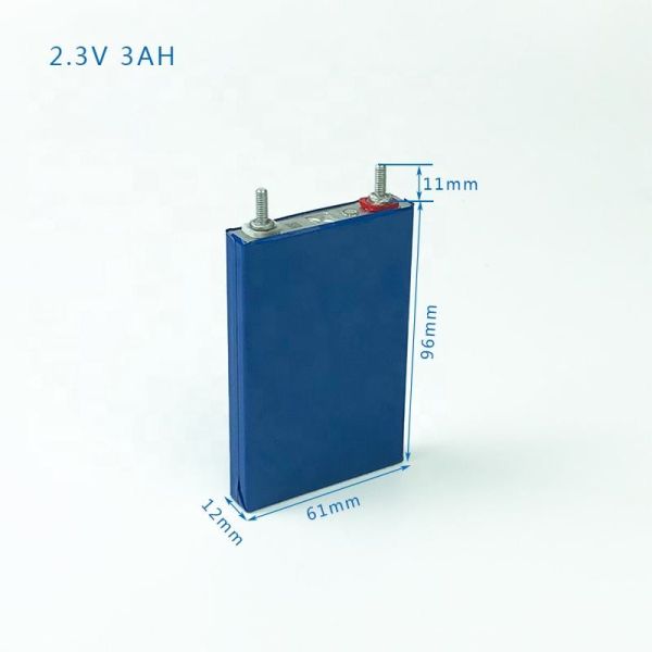 2.3v 2.9ah Lithium Titanate Power Battery LTO Battery With Low-temperature Resistance and High Rate Discharge Cell