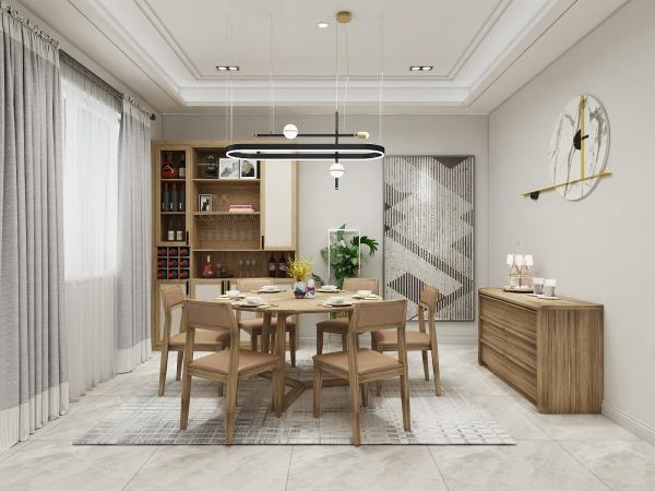 Living Furniture Whole Set Custom Made Dining Room Wine Cabinet With Storage Buffets And TV Wall Floor Unit Stand