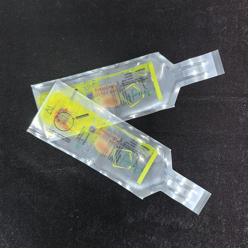 Outdoor Meal Retort Tofu Tube Pouch 230g-330g Transparent Laminated PE Custom Printed