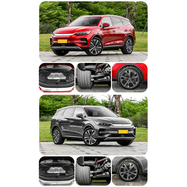 Coche Electrico Byd Tang EV Hybrid 2023 Dmi Dmp Bud Byd EV Tang 2022 2023 EV AWD 4WD 700km 730km Black Paint Byd Tang