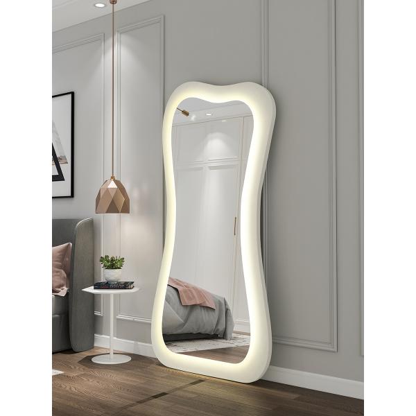 Hollywood Standing Full Length Xl Floor Mirror With Led Light 71x32