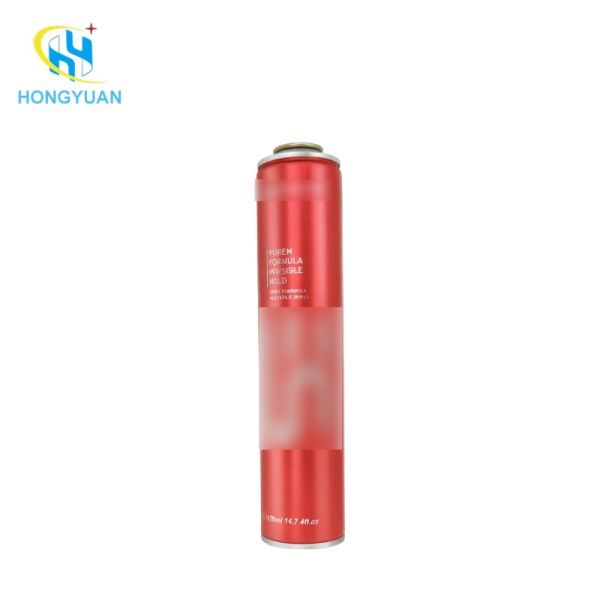 Custom Color Hair Aerosol Spray Can Straight / Neck In Type 90mm 240mm 320mm